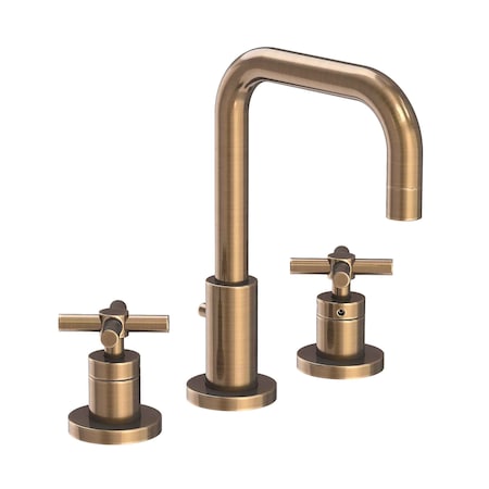 Newport Brass Widespread Lavatory Faucet in Antique Brass 1400-06